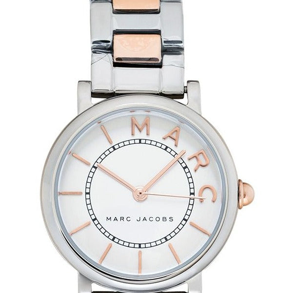 Marc Jacobs Roxy Silver Dial Two Tone Steel Strap Women Watch - MJ3551