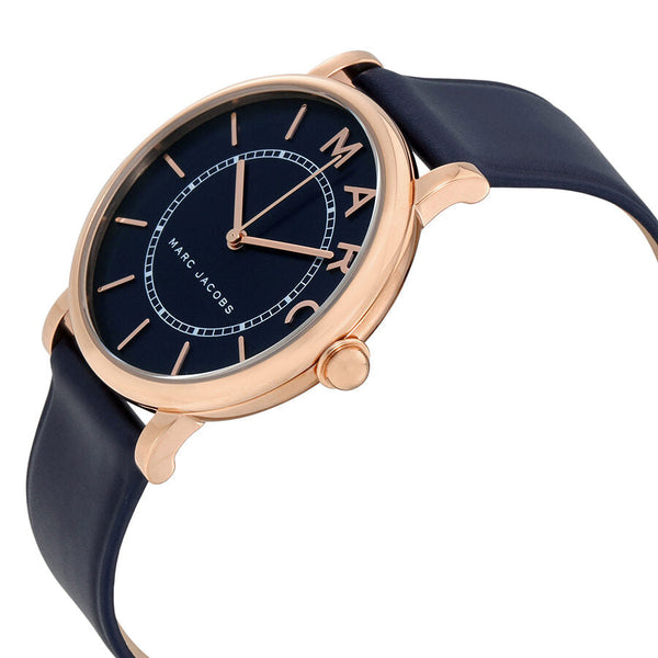 Marc Jacobs Roxy Navy Blue Dial Ladies Leather Watch MJ1534 - Watches of Australia #2