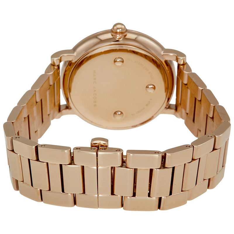 Marc Jacobs Roxy Silver Dial Ladies Rose Gold Tone Watch #MJ3523 - The Watches Men & CO #3