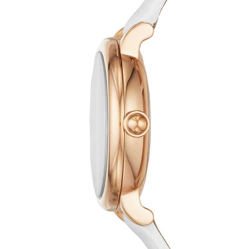 Marc Jacobs Vic Silver Dial Rose Gold Watch MJ1634