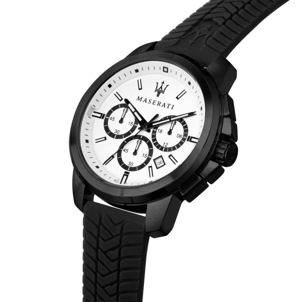 Maserati Analog White Dial Men's Watch R8871621010 - The Watches Men & CO #5