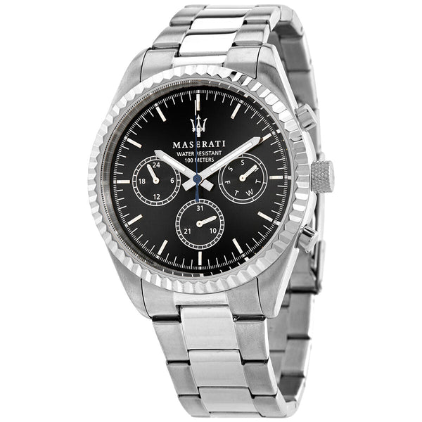 Maserati Competizione Chronograph Quartz Black Dial Men's Watch R8853100023 - Watches of Australia