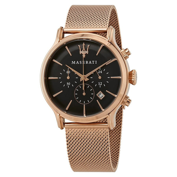 Maserati Epoca Chronograph Black Dial Men's Watch #R8873618005 - Watches of Australia