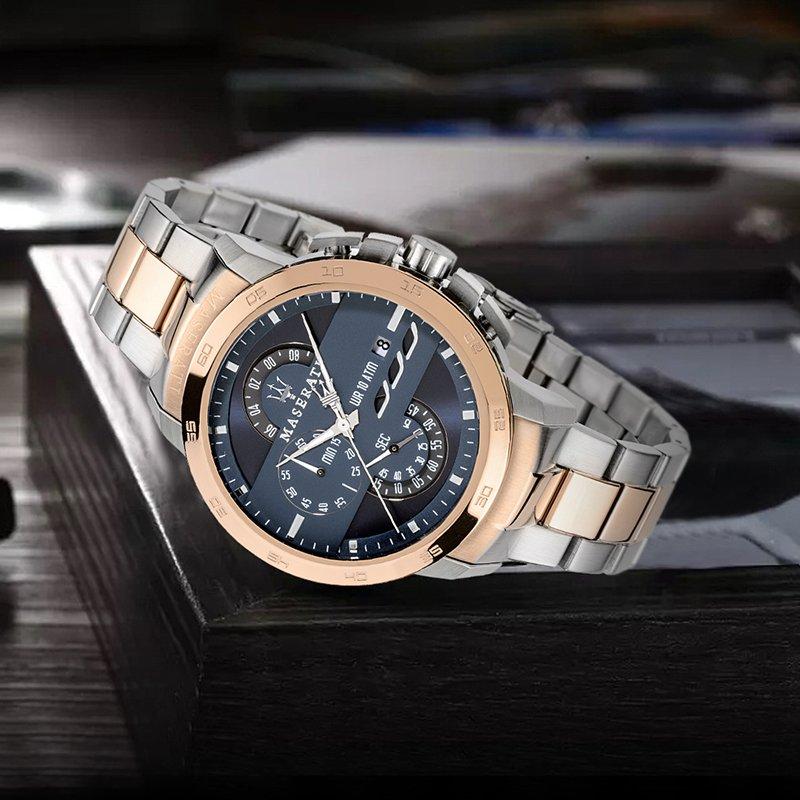 Maserati Ingegno Chronograph Blue Dial Men’s Watch R8873619002 - Watch