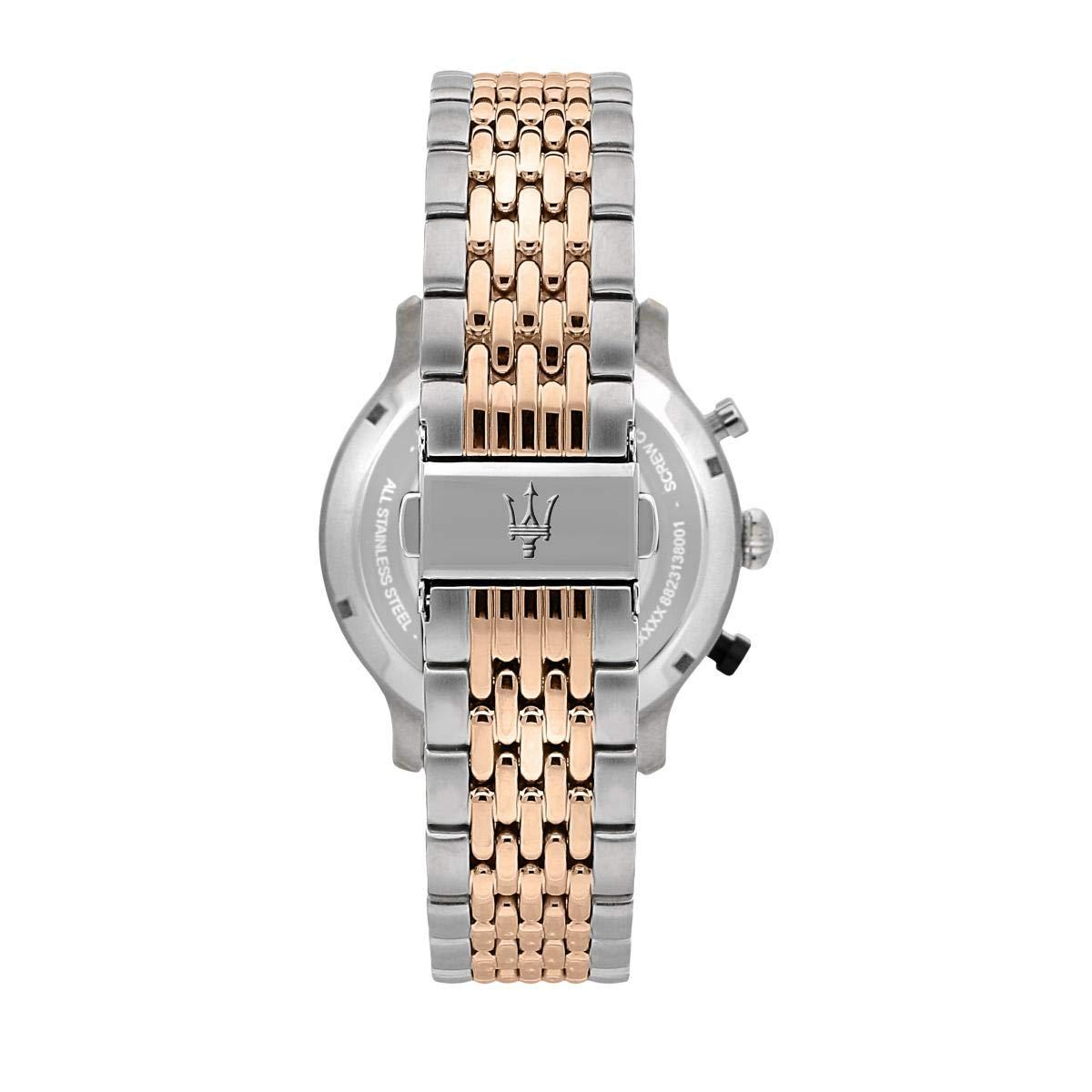 Maserati Legend 42 mm Chronograph Ivory Dial Men's Watch R8873638002