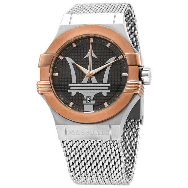 Maserati Potenza Quartz Dark Grey Dial Men's Watch R8853108007 - Watches of Australia