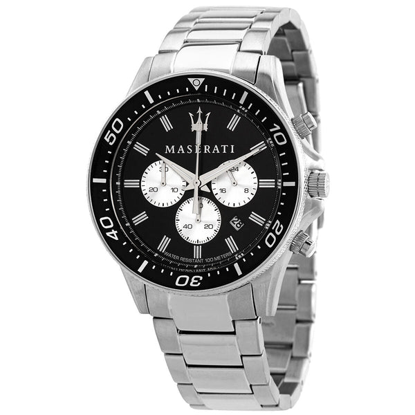 Maserati Sfida Chronograph Quartz Black Dial Men's Watch R8873640004 - Watches of Australia