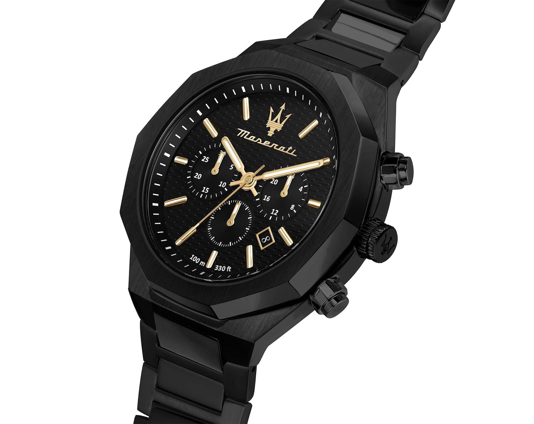 Maserati Stile Black Chronograph  R8873642005 - The Watches Men & CO #2