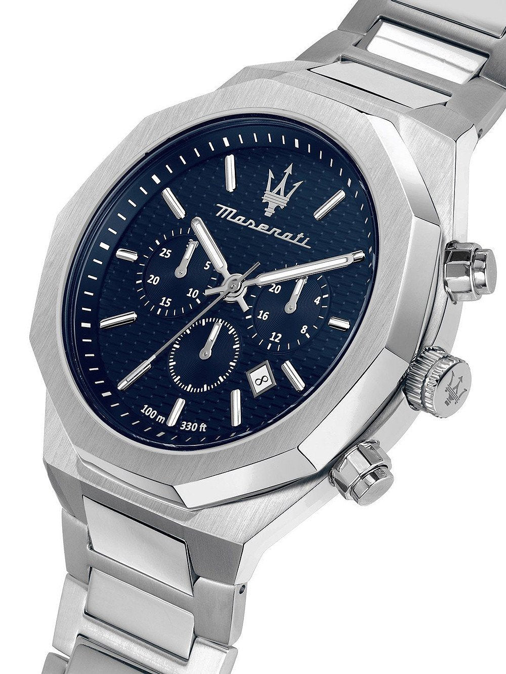 Maserati Stile Chronograph Silver Men's Watch R8873642006