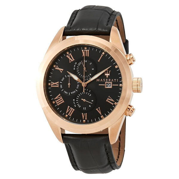 Maserati Traguardo Black Dial Men's Watch R8871612002 - Watches of Australia