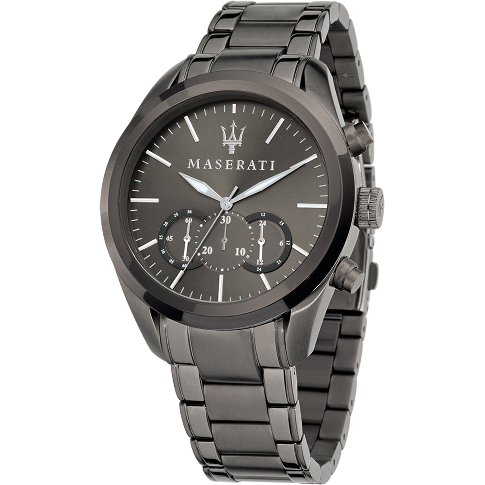 Maserati Traguardo Chronograph Black Dial Men’s Watch R8873612002 - Watch