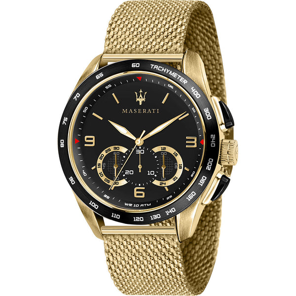Maserati Traguardo Chronograph Quartz Black Dial Men's Watch #R8873612010 - Watches of Australia