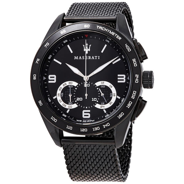 Maserati Traguardo Chronograph Quartz Black Dial Men's Watch R8873612031 - Watches of Australia