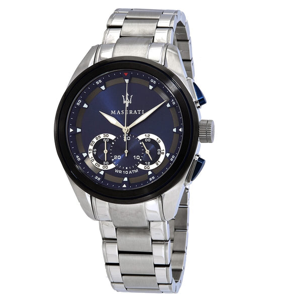 Maserati Traguardo Chronograph Quartz Blue Dial Men's Watch #R8873612014 - Watches of Australia