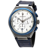 Maserati Triconic Chronograph Quartz White Dial Men's Watch #R8871639001 - Watches of America