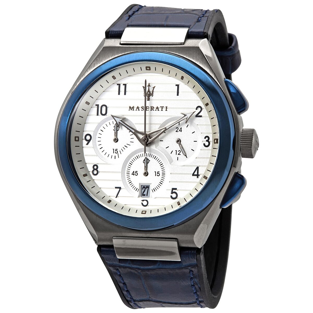 Maserati Triconic Chronograph Quartz White Dial Men's Watch R8871639001