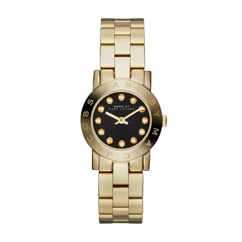 Marc By Marc Jacobs Amy Black Women's Gold Classic Watch  MBM3336 - Watches of Australia