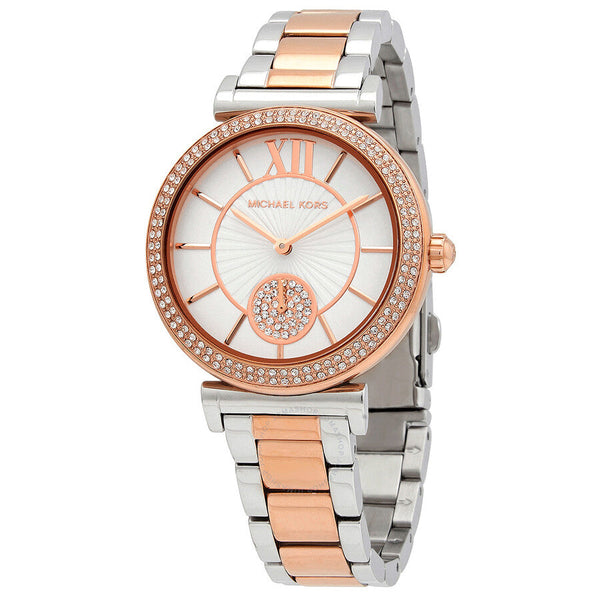 Michael Kors Abbey Quartz Crystal White Dial Ladies Watch MK4616 - Watches of Australia