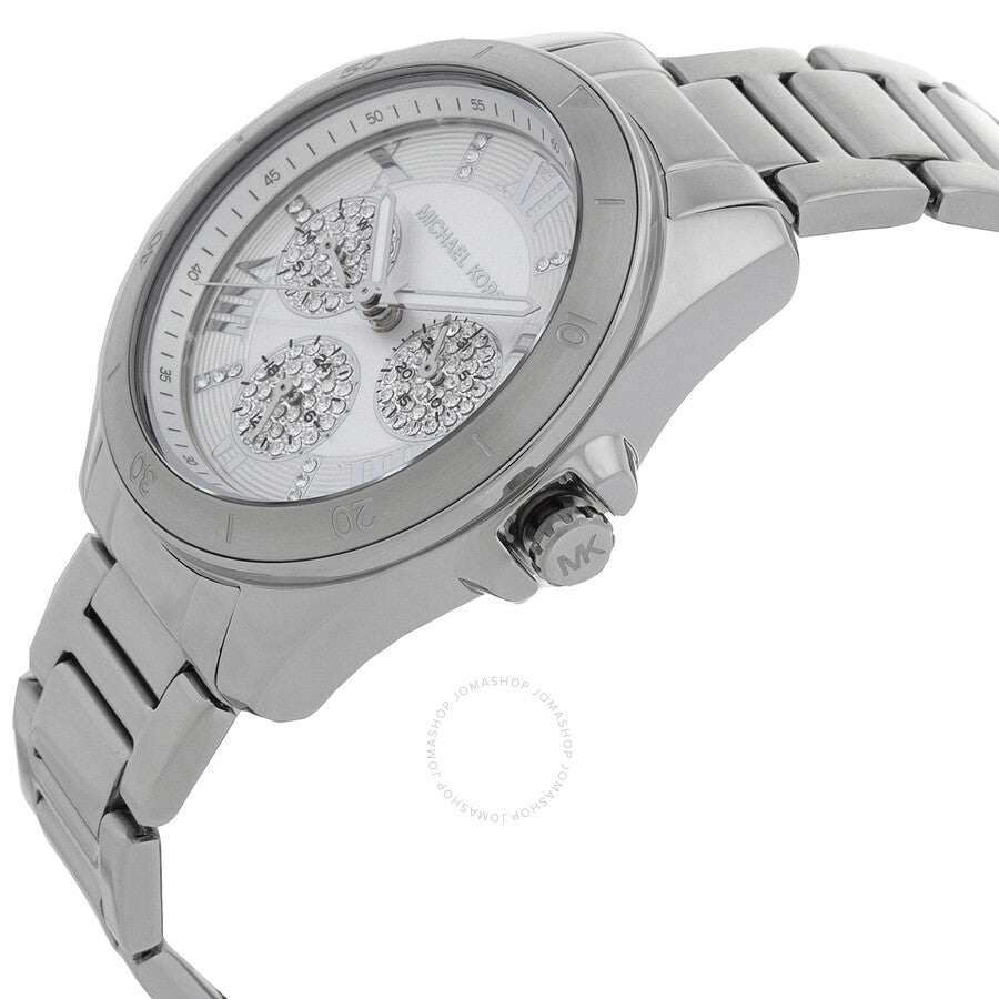 Michael Kors Alek Multifunction Quartz White Dial Ladies Watch MK7263