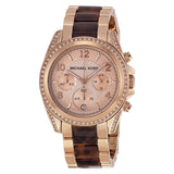 Michael Kors Blair Chronograph Dial Rose Gold Ladies Watch  MK5859 - Watches of Australia