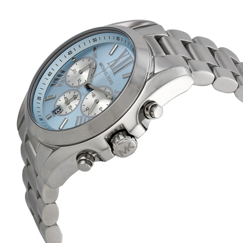Michael Kors Bradshaw Chronograph Blue Dial Stainless Steel Ladies Watch Watch MK6099 - Watches of Australia #2