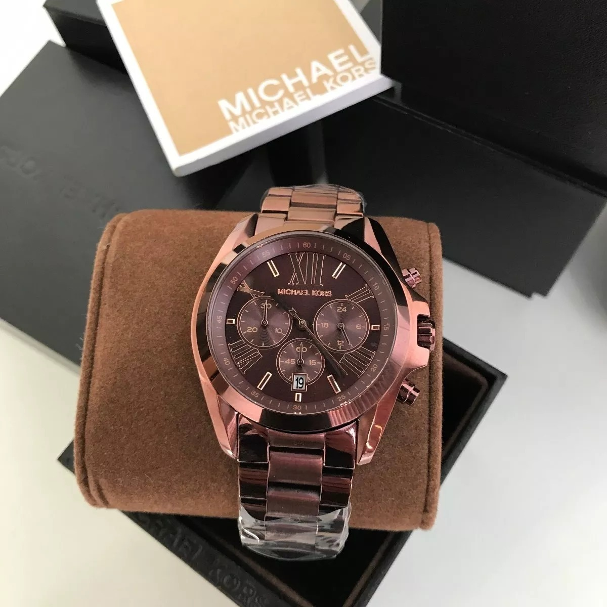Michael Kors Bradshaw Chronograph Espresso Dial Unisex Watch MK5628