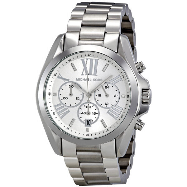 Michael Kors Bradshaw Chronograph Silver-tone Ladies Watch MK5535