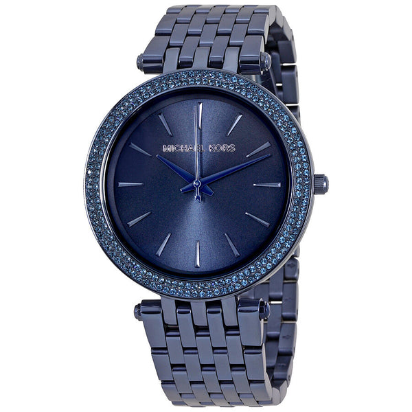 Michael Kors Darci Blue Sunray Dial Ladies Watch MK3417 - The Watches Men & CO