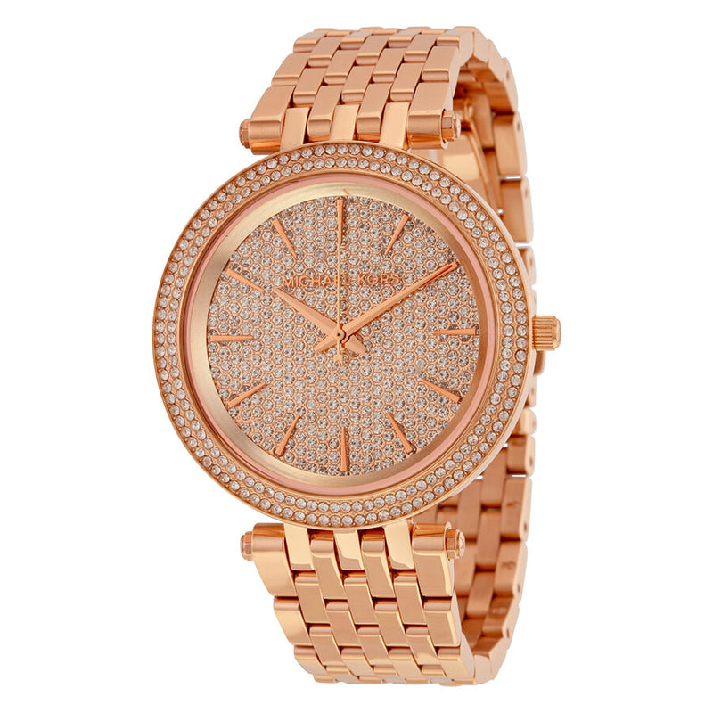 Michael Kors Darci Crystal Pave Dial Ladies Watch MK3439 - The Watches Men & CO