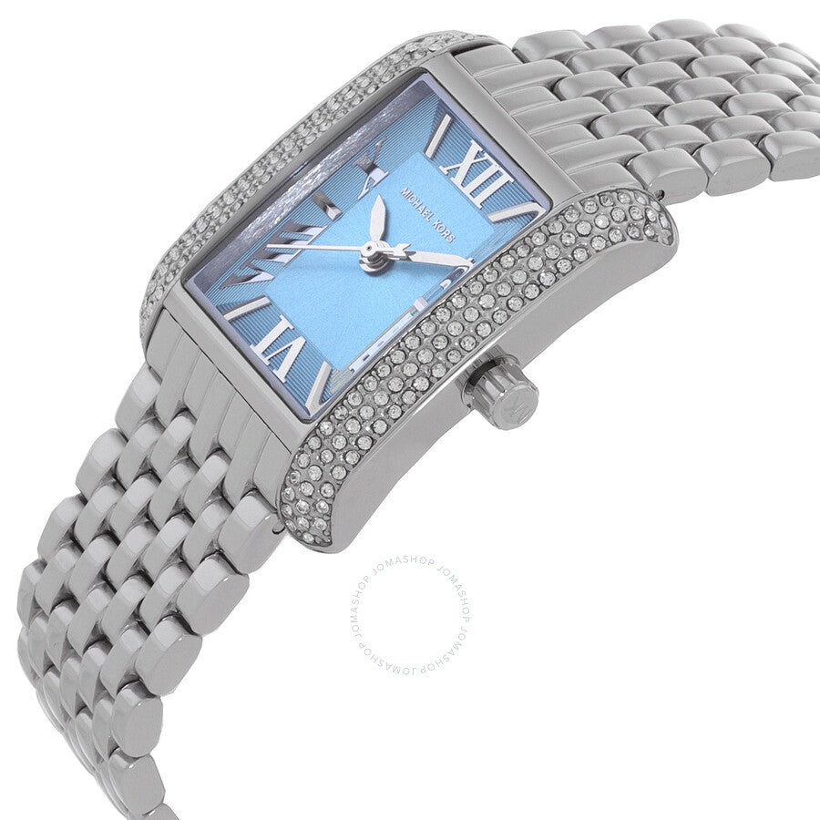 Michael Kors Emery Quartz Crystal Blue Dial Ladies Watch MK4829