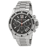 Michael Kors Everest Chronograph Black Dial Stainless Steel Ladies Watch MK5753 - Watches of Australia