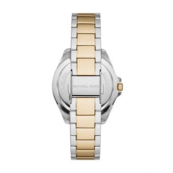 Watch caseback with Michael Kors branding