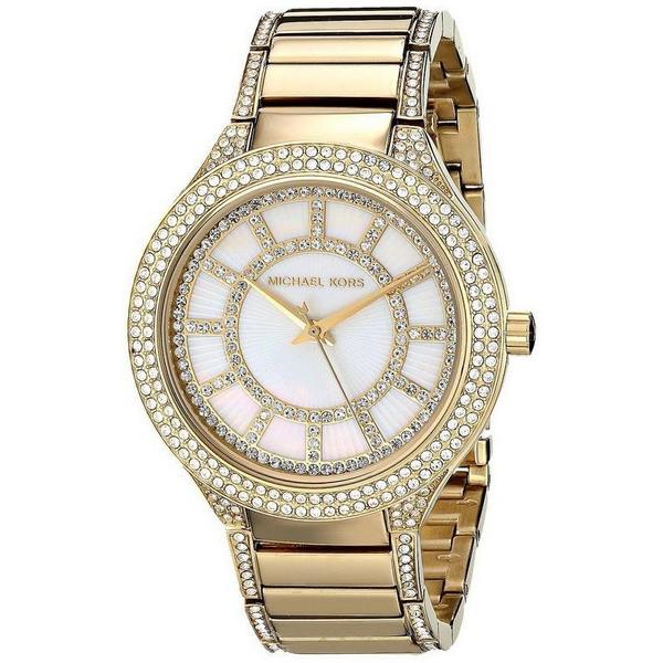 Michael Kors Kerry Mother of Pearl Dial Gold-tone Ladies Watch MK3312 - Watch