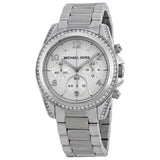 Michael Kors Chronograph White Crystal Ladies Watch MK5165 - The Watches Men & CO