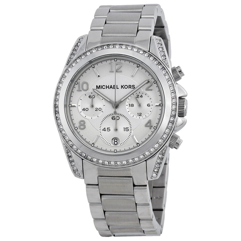 Michael Kors Chronograph White Crystal Ladies Watch MK5165 - Watches of Australia