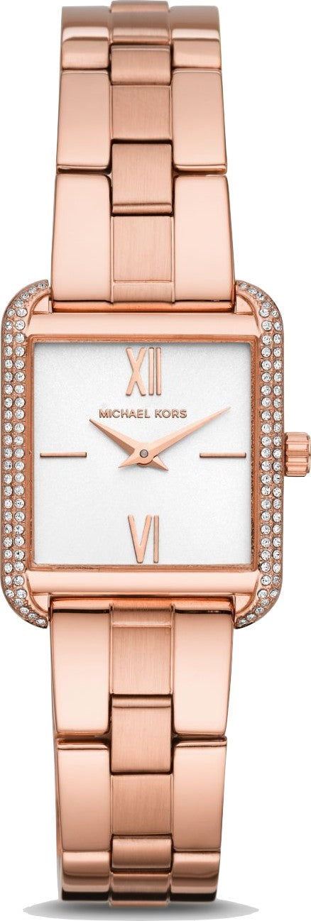 Michael Kors Rose Gold Square Lake Women's Watch  MK3950 - The Watches Men & CO