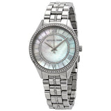 Michael Kors Lauryn Crystal Mother of Pearl Dial Ladies Watch MK3900 - Watches of Australia