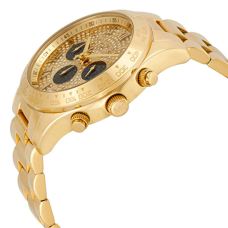 Michael Kors Layton Glitz Gold-tone Crystal Dial Ladies Watch MK5830 - Watches of Australia #2