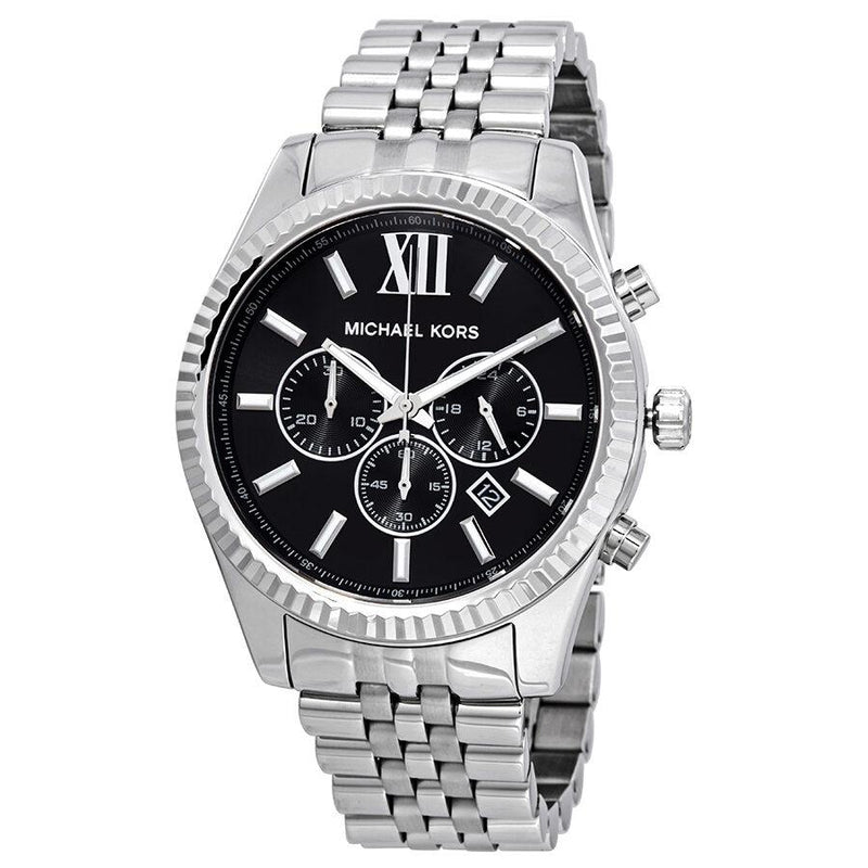 Michael Kors Lexington Chronograph Black Dial Men's Watch #MK8602 - Watches of Australia