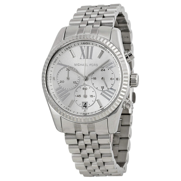 Michael Kors Lexington Chronograph Stainless Steel Ladies Watch #MK5555 - Watches of Australia