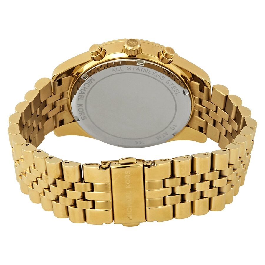 Michael Kors Lexington 44MM Chronograph Golden Watch - MK8494