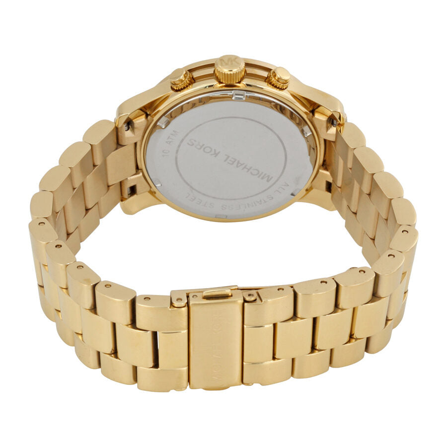 Michael Kors Runway Chronograph Gold Unisex Watch - MK5055
