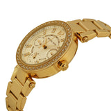 Michael Kors Mini Parker Champagne Glitz Dial Steel Ladies Watch #MK6056 - Watches of Australia #2