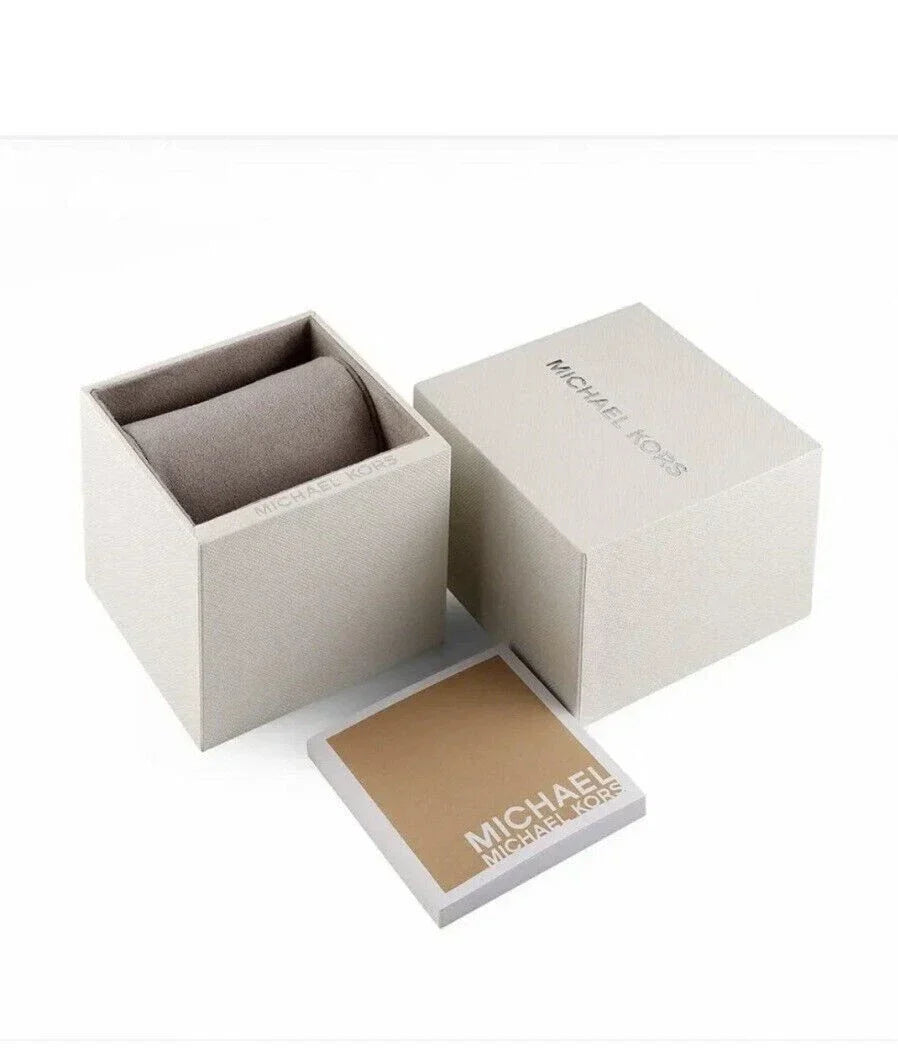 Michael Kors watch box and packaging for MK3378 ladies timepiece