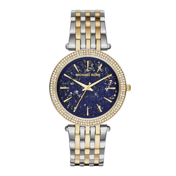 Michael Kors Two Tone Darci Blue Dial Women's Watch  MK3401 - The Watches Men & CO