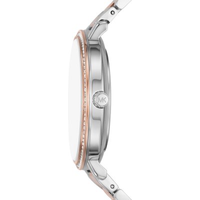 Michael Kors Pyper Two-Tone Embossed Logo Watch MK4667
