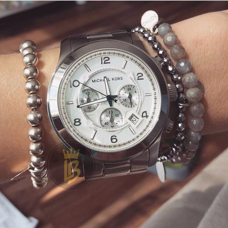 Michael Kors Runway Chronograph Silver Men's Watch MK8086