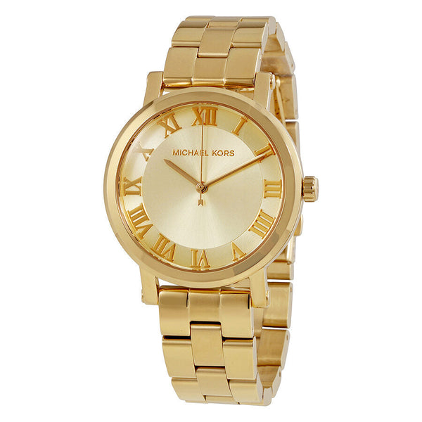 Michael Kors Norie Gold Dial Ladies Watch MK3560 - The Watches Men & CO