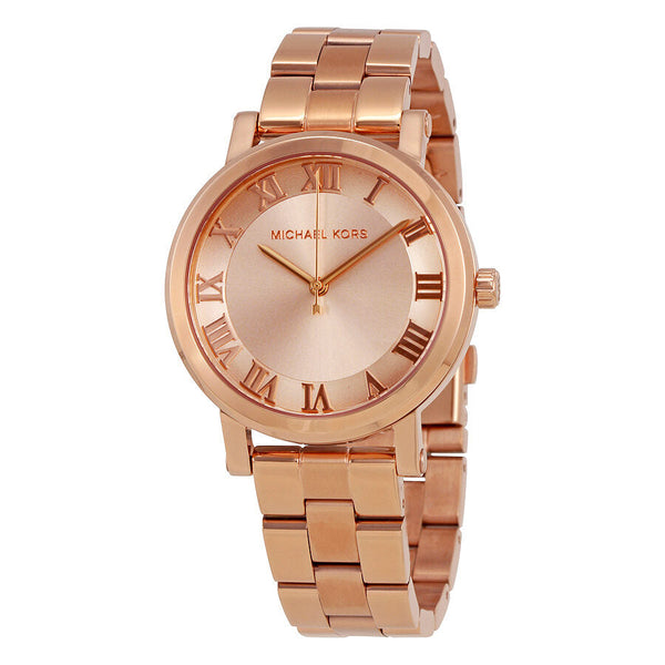 Michael Kors Norie Rose Dial Ladies Watch MK3561 - The Watches Men & CO