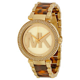 Michael Kors Parker Champagne Dial Ladies Watch  MK6109 - The Watches Men & CO